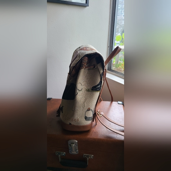 Horse Equestrian Backpack vintage Style - Picture 11 of 12